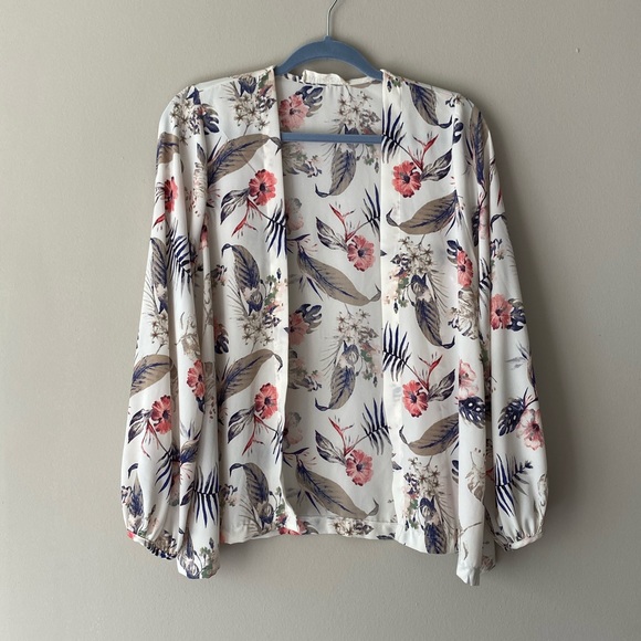 Tops - Floral Kimono
